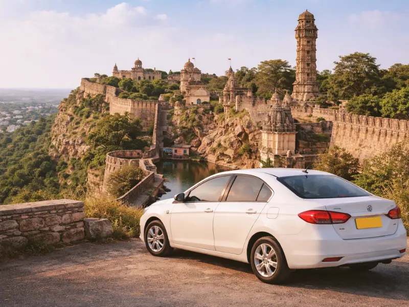 Udaipur to Chittorgarh Fort Taxi